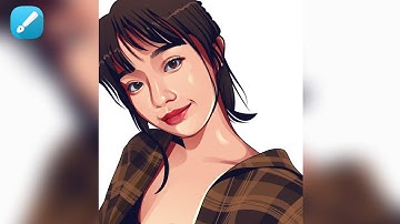 Make simple vector art !! Speed art !! PART 2 !!