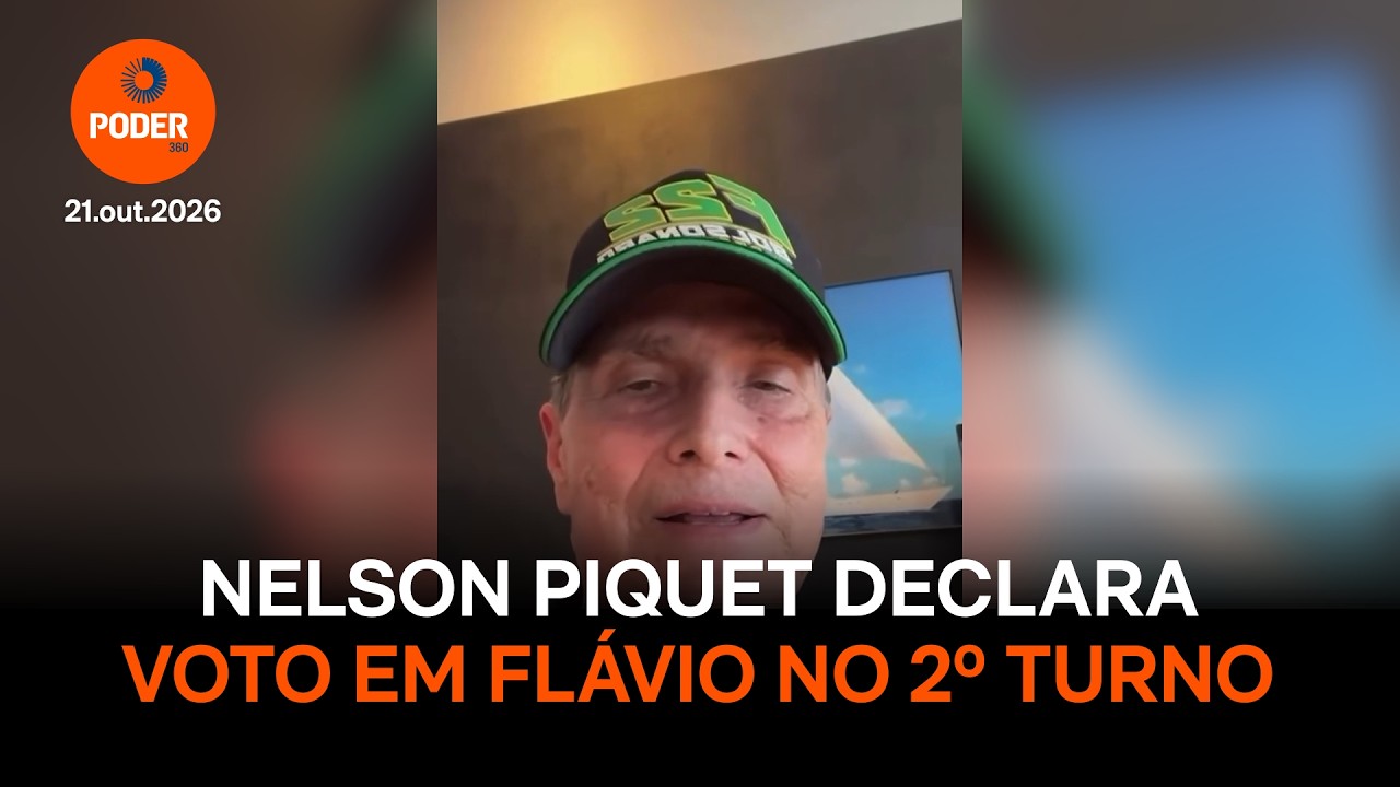 Ex-piloto de F1 Nelson Piquet declara voto em Flávio no 2º turno