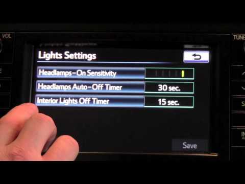 2012 | Toyota | Prius V | Lights Settings | How To By Toyota City Minneapolis MN