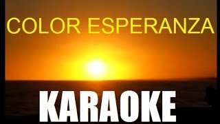 KARAOKE Color Esperanza chords