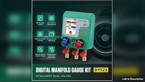 Electronic airconditioning refrigerant fluoride meter group pressure gauge automobile refrigerant