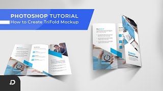 How to Create Trifold Brochure mockup in Photoshop CC 2020