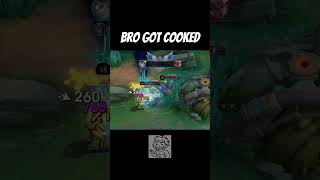 bro got cooked XD #mlbb #mobilelegends  #recklesstz  #shorts