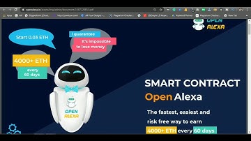 Open alexa smart contract _ crypto currency _ Make money