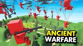 NEW PARATROOPER UNITS BEHIND D-DAY LINES (Ancient Warfare 3 Funny Gameplay)
