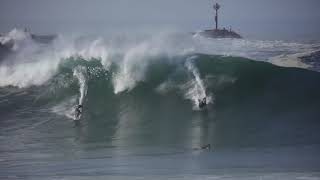 Huge Waves &amp; Respect at The Wedge