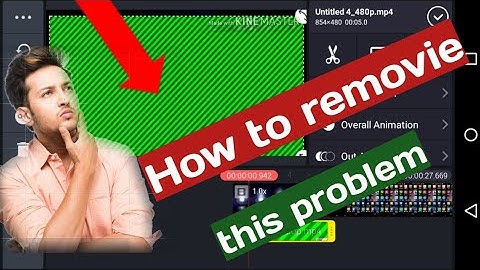 Video lining problem in kinmadter/green layer support.