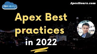 Salesforce Apex Best Practices