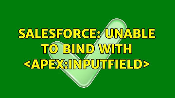 Salesforce: Unable to bind with ＜apex:inputField＞