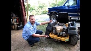 Cub Cadet Hydro-Gear transaxle ZT-2200 EZT Oil Change