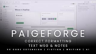 How To Correct Formatting with AI | Paigeforge VS Code Extension