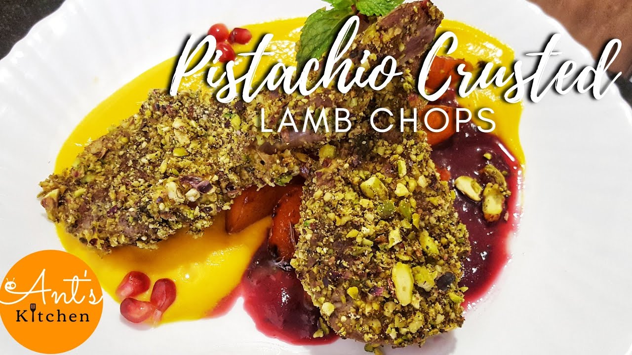PISTACHIO CRUSTED LAMB CHOPS RECIPE The Best Lamb Chops with Sweet Potato Purée Ant's Kitchen