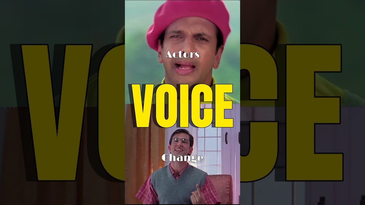 Actors Who Completely Changed Their Voice for a Movie! 🤯