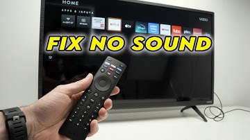 Vizio TV : How to Fix If No Sound