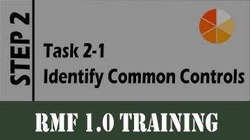 RMF Lab task 2-1 (Common Control Identification)