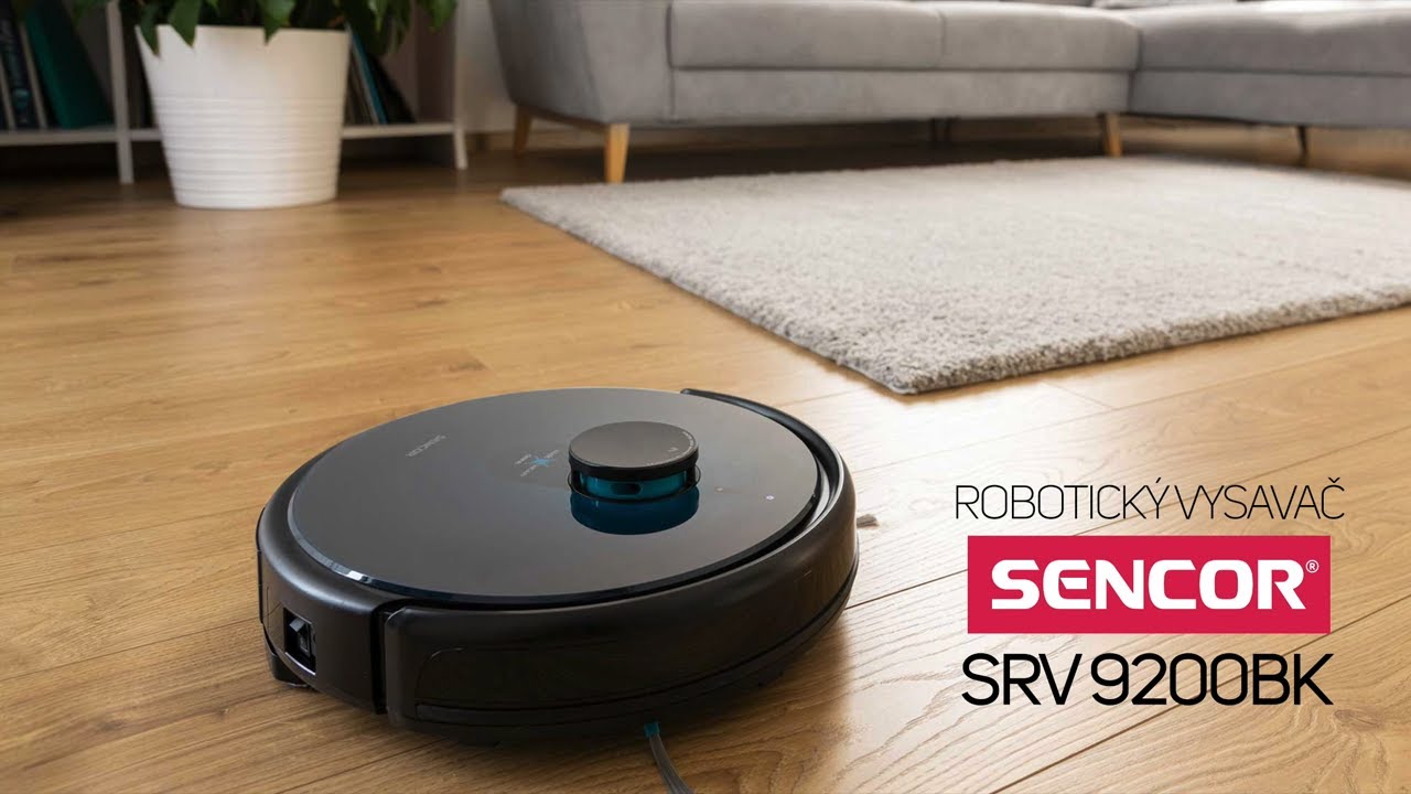 Unboxing Robotický vysavač Sencor SRV 9200BK - YouTube