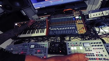 Andee Jay- Destruction... LIve Act Underground Techno( Elektron, Moog)