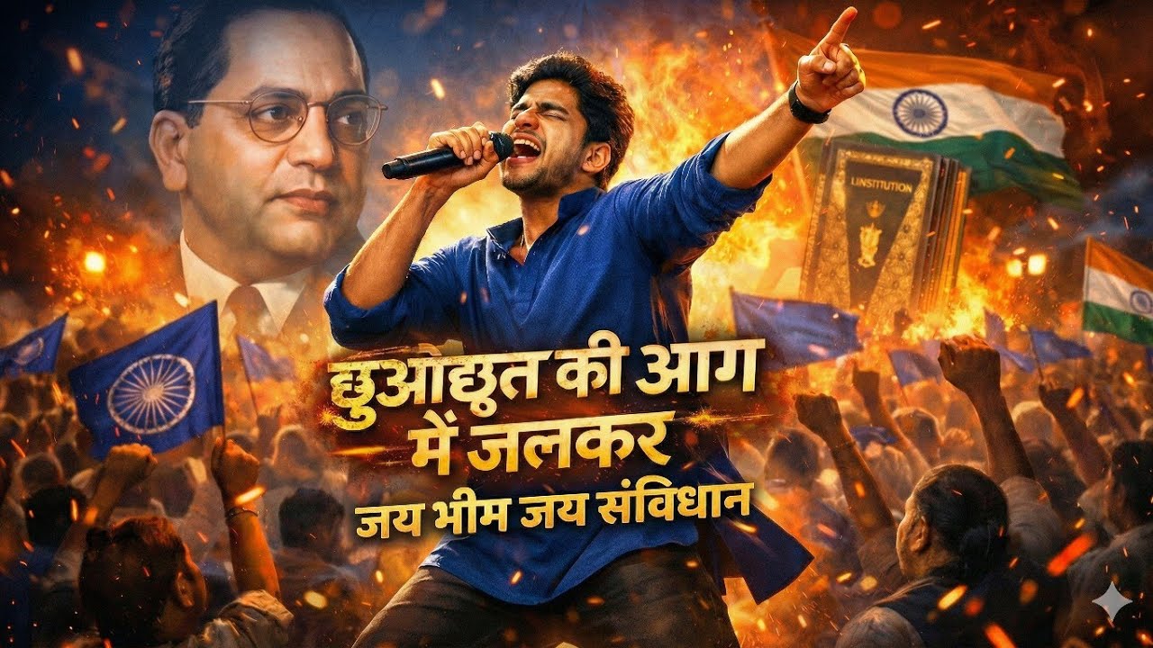 छुआछूत की आग में जलकर | Baba Saheb Ambedkar Protest Song | Jai Bhim | Constitution Anthem 2026