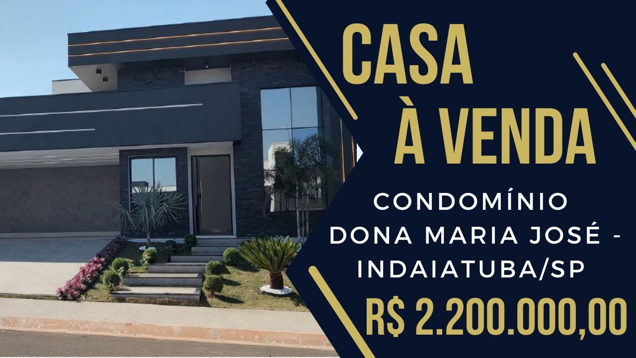 OPORTUNIDADE: CONDOMÍNIO DONA MARIA JOSÉ EM INDAIATUBA, CASA TÉRREA À VENDA, 3 SUÍTES COM PISCINA