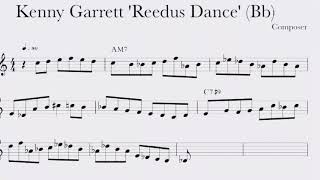 Kenny Garrett ‘Reedus Dance’ lick. (For Bb).