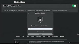 How to turn off 2step Verification on Roblox | How to Remove 2step Verification in Roblox