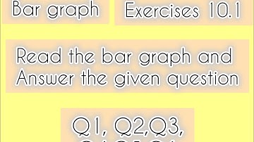 Class 5th|Mathematics|Chapter 10|Exercise 10.1|Answer the following Q using Bar graph|Data Handling