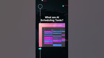 What are AI Scheduling Tools? #ai #artificialintelligence #machinelearning #aiagent Scheduling Tools