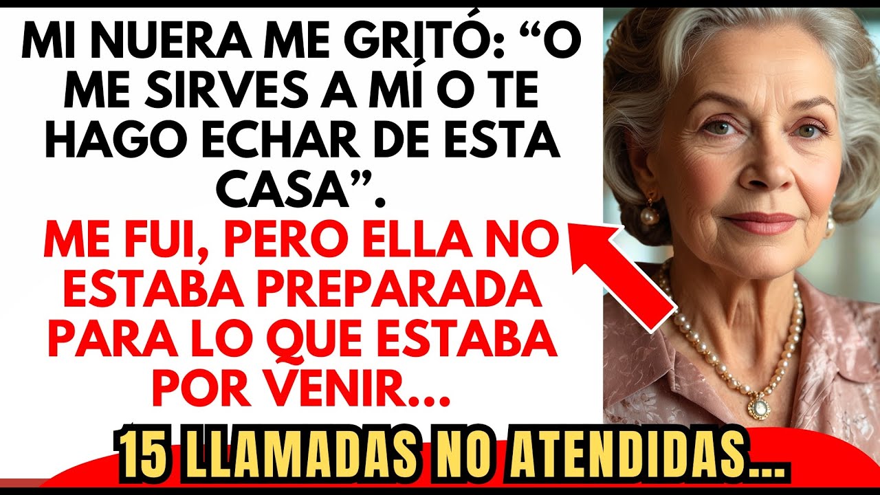 Mi Nuera Me Gritó: “O Me Sirves A Mí O Te Hago Echar De Esta Casa”. Cerré La Puerta… Y Ella No...