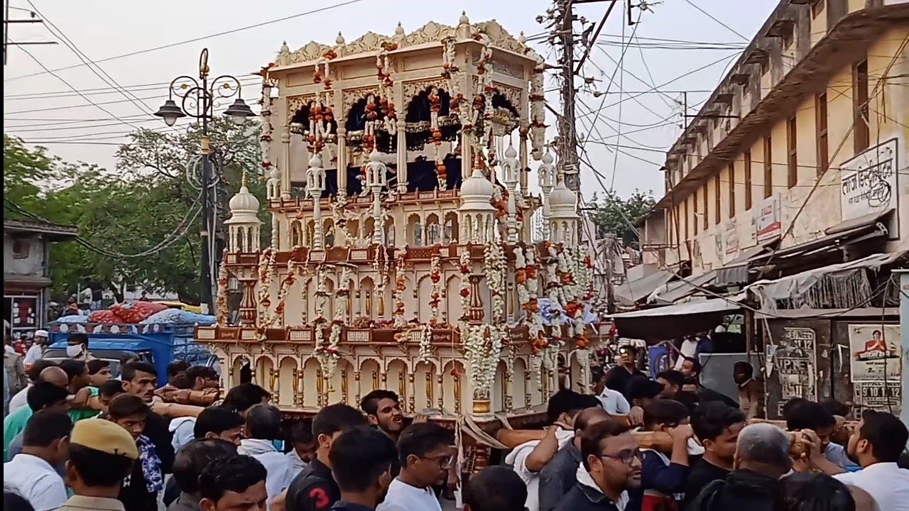 30सफ़र अलम दुलदुल तुर्बत जुलूस | दोषिपुरा की ताज़िया | शबीह-ए-ज़ुल्जनाः | आरिफ मस्जिद हुसैनाबाद बनारस