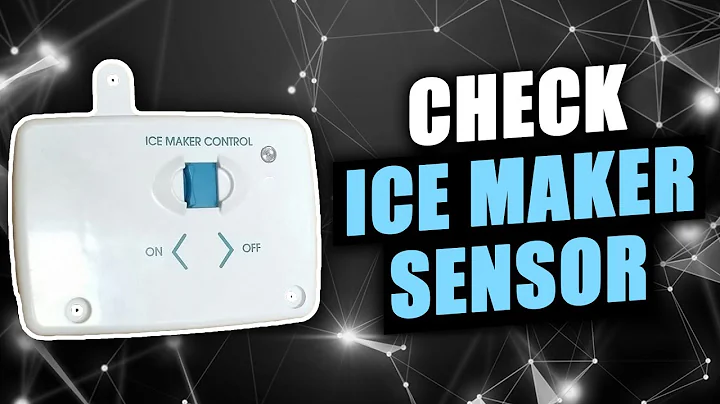Come controllare e sostituire l'opto-sensore della macchina per il ghiaccio