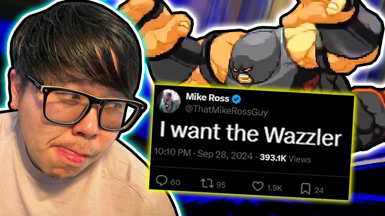 SO MIKE ROSS WANTED TO FIGHT AGAINST THE WAZZLER IN MVC2…