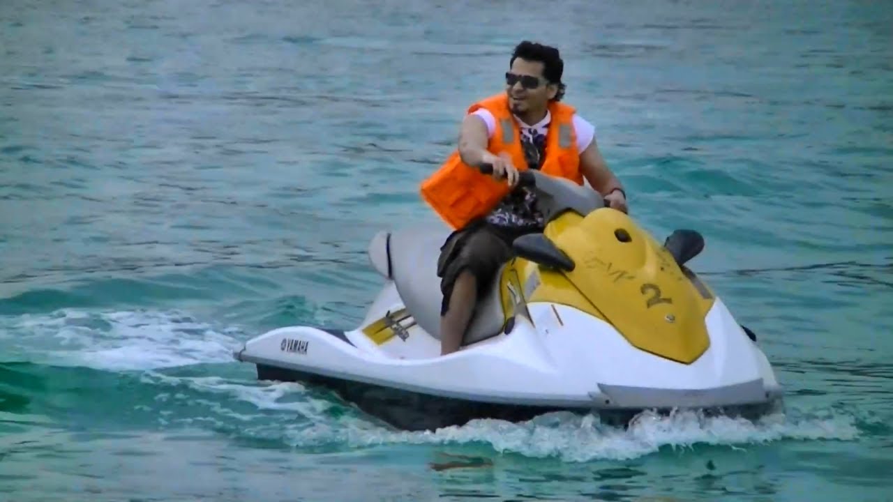 Riding on a Jet ski