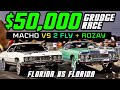 MACHO VS 2 FLY & ROZAY $50,000 DONK GRUDGE RACE - Flip Nationals Donk Racing 2020