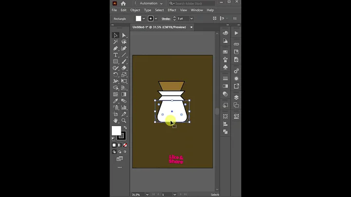 Modern Logo Design in Adobe Illustrator Tutorials #shorts #illustrator #trending #youtubereels