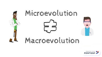 Microevolution vs. Macroevolution