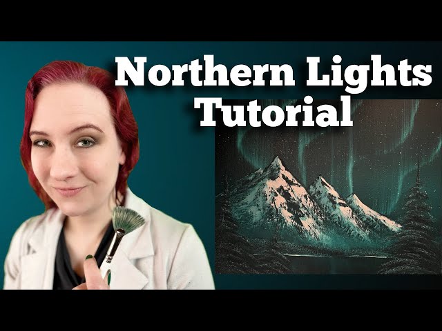 5 Tips For Successfully Painting Northern Lights On A Black Gesso Canvas 