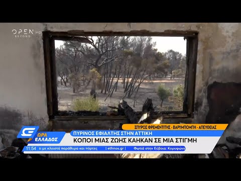 Φωτιά Βαρυμπόμπη: Εικόνες καταστροφής στα καμένα σπίτια | Ώρα Ελλάδος 04/08/2021 | OPEN TV