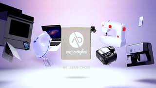 Motion Graphique Logo Alpha Digital