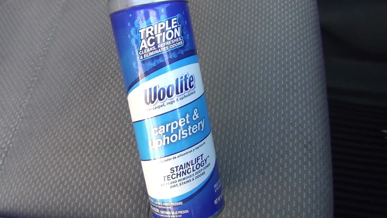 Woolite Carpet Upholstery Triple Action Foam Cleaner Odor Stain Remover  12oz NEW