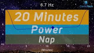 20 Minutes POWER NAP - Binaural Beats - Restart Your Brain & Increase Productivity