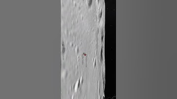 Chandrayaan 2 crashed here on the moon #chandrayaan3 #isro