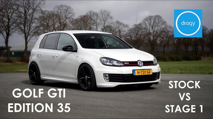 VW Golf GTI Edition 35 stock vs. stage II