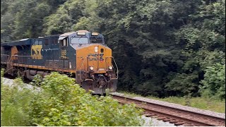 CSX 868 southbound mix-freight