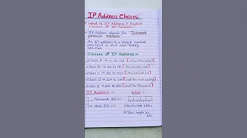 what is ip address classes\ip address \imp question for job interview #shorts #viral #youtubeshorts
