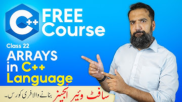 Arrays in C++ Programming | C++ Tutorial For Beginners In Urdu/Hindi by AzadChaiwala | Class 22