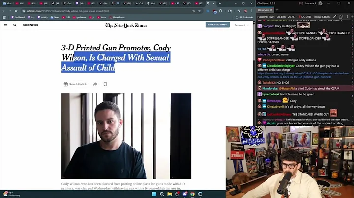 I 3D-Printed Luigi Mangione’s ‘Ghost Gun’ | WIRED | HasanAbi Reacts