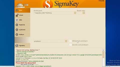 Sony Xperia E C1505 Unlocking SigmaBox
