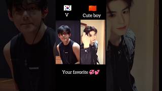 Chinese V's BTS V beauty function #bts #btsarmy #trending #kpop #kimtaehyung #kimtaehyung #btsv