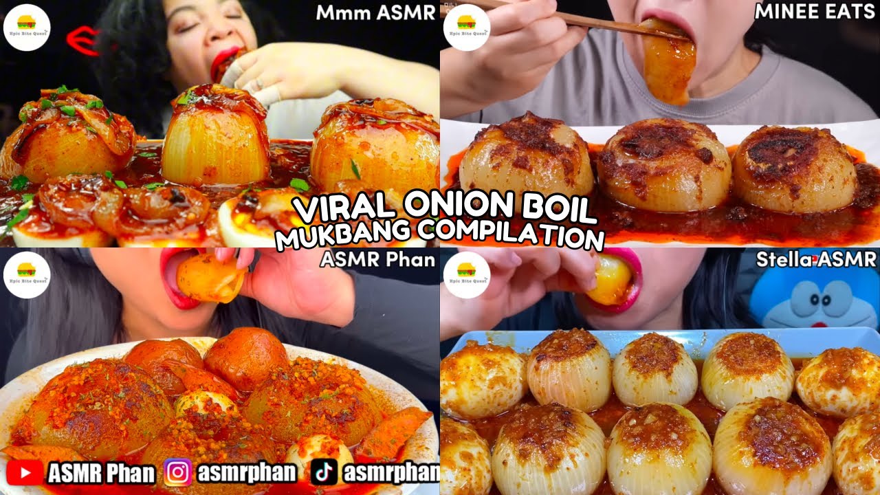 𝐀𝐒𝐌𝐑 | 𝐕𝐈𝐑𝐀𝐋 𝐎𝐍𝐈𝐎𝐍 𝐁𝐎𝐈𝐋 𝐌𝐔𝐊𝐁𝐀𝐍𝐆 𝐂𝐎𝐌𝐏𝐈𝐋𝐀𝐓𝐈𝐎𝐍 | 𝐒𝐏𝐈𝐂𝐘 𝐅𝐎𝐎𝐃 𝐄𝐀𝐓𝐈𝐍𝐆 𝐒𝐇𝐎𝐖 |