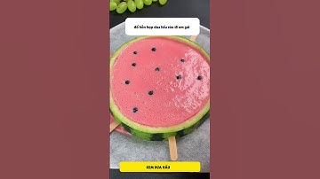 CÙNG LÀM KEM DƯA HẤU #food